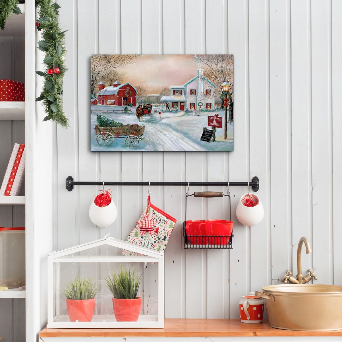 Christmas Tree Farm-Premium Gallery Wrapped Canvas - Ready to Hang