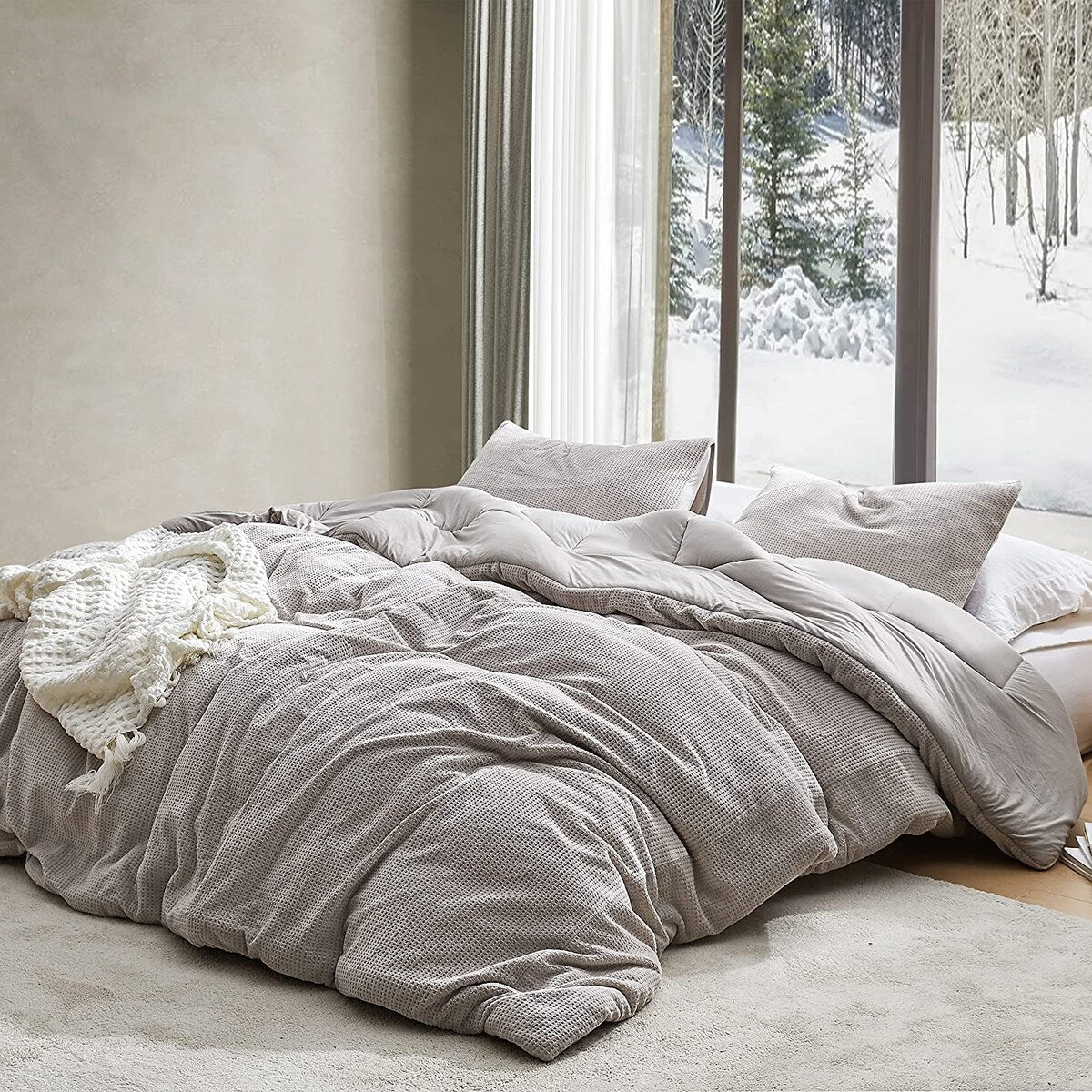 Coma-holic® - Coma Inducer® (with Butter) Oversized Comforter - Warming Taupe
