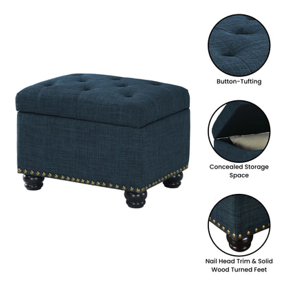 Convenience Concepts Designs4Comfort 5th Avenue Storage Ottoman