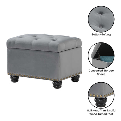 Convenience Concepts Designs4Comfort 5th Avenue Storage Ottoman