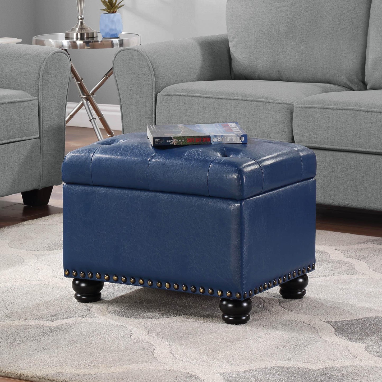 Convenience Concepts Designs4Comfort 5th Avenue Storage Ottoman