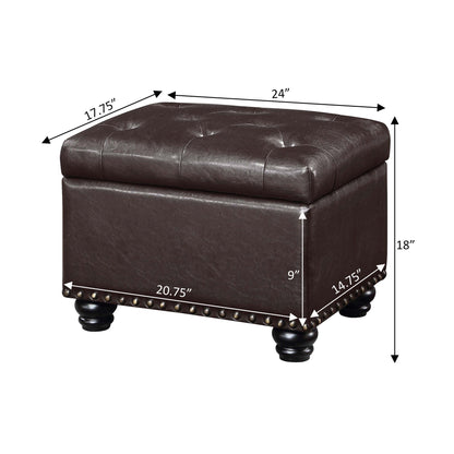Convenience Concepts Designs4Comfort 5th Avenue Storage Ottoman