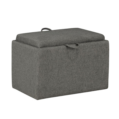 Convenience Concepts Designs4Comfort Accent Storage Ottoman with Reversible Tray