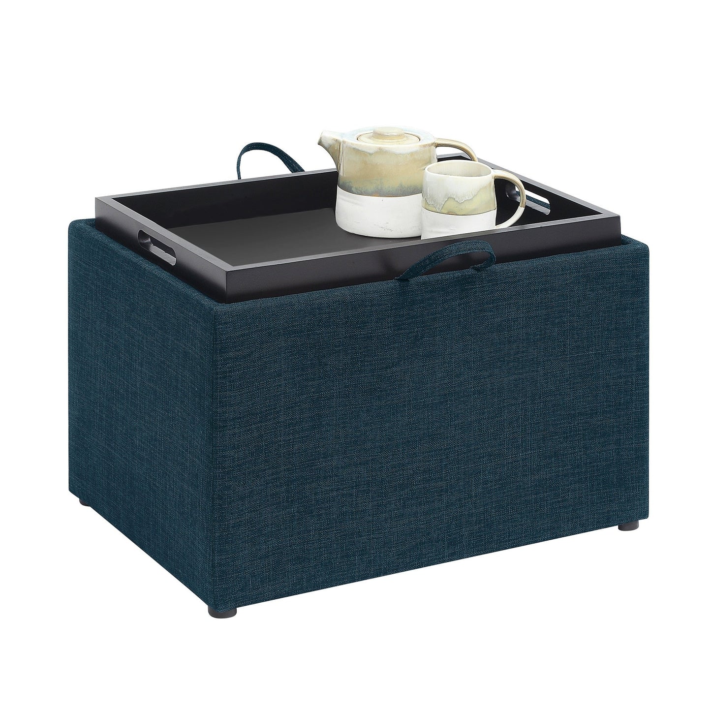 Convenience Concepts Designs4Comfort Accent Storage Ottoman with Reversible Tray