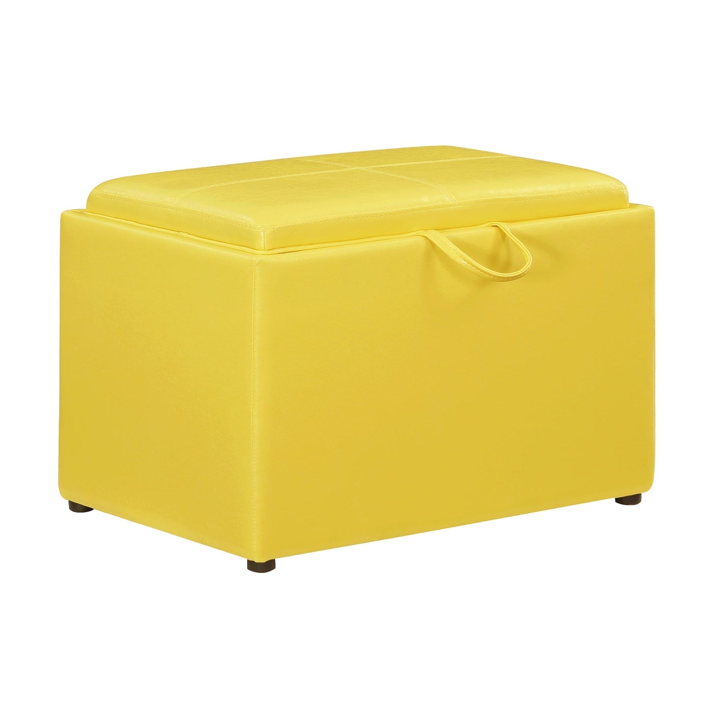 Convenience Concepts Designs4Comfort Accent Storage Ottoman with Reversible Tray