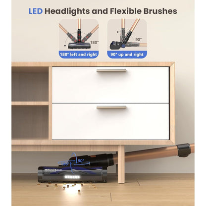 Cordless Vacuum Cleaner for Hardwood Floor Carpet Pet Hair - Cordless Vacuum Cleaner