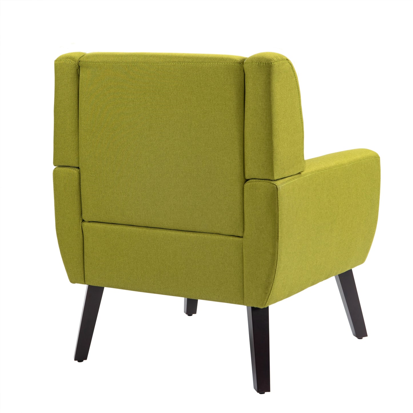 Cotton/ Linen Look Fabric Modern Accent Chair Armchair