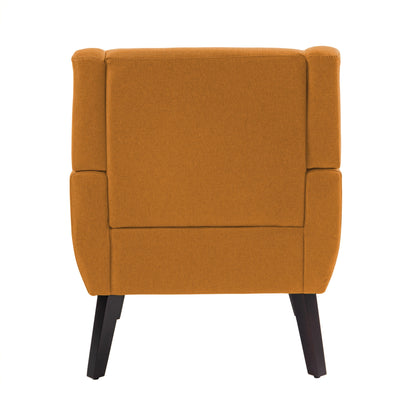 Cotton/ Linen Look Fabric Modern Accent Chair Armchair