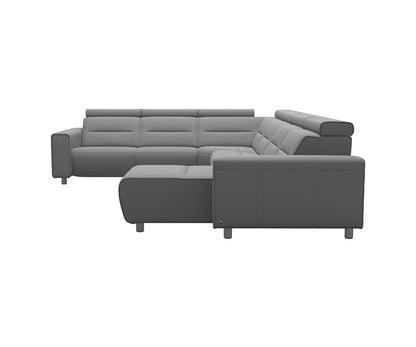Canapé sectionnel inclinable électrique Stressless® Emily en cuir - Grand