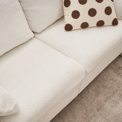 GDFStudio - Canapé Chloé confortable en chenille - Ensemble de canapés rembourrés modernes