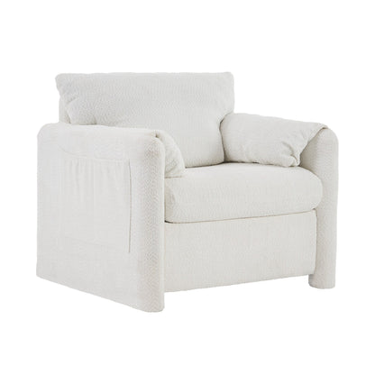 GDFStudio - Canapé Chloé confortable en chenille - Ensemble de canapés rembourrés modernes