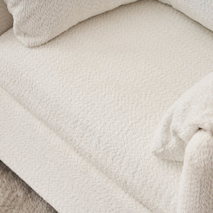 GDFStudio - Canapé Chloé confortable en chenille - Ensemble de canapés rembourrés modernes