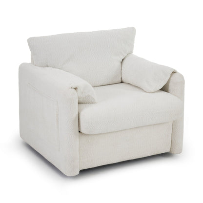 GDFStudio - Canapé Chloé confortable en chenille - Ensemble de canapés rembourrés modernes