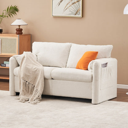 GDFStudio - Canapé Chloé confortable en chenille - Ensemble de canapés rembourrés modernes