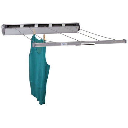 Étendoir à linge rétractable Household Essentials à 5 lignes