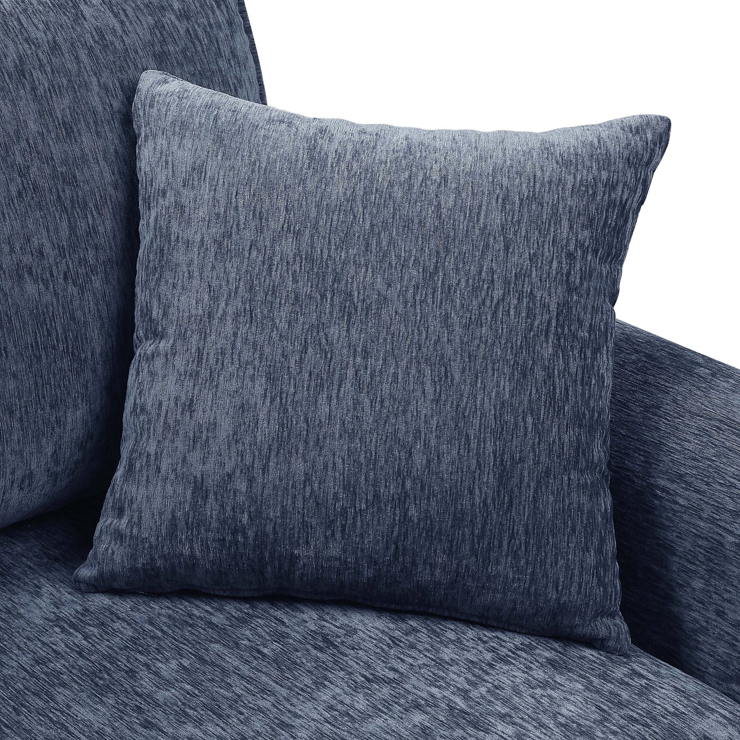 Canapé traditionnel Igny en chenille avec accoudoirs roulés et rembourré par Furniture of America