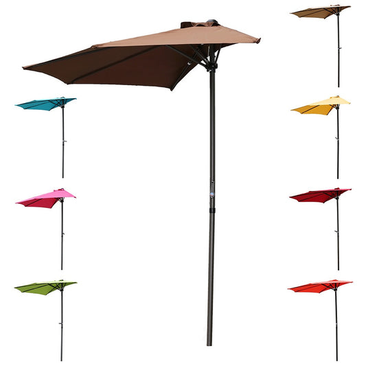 St. Kitts 9-foot Wall Hugger Patio Umbrella