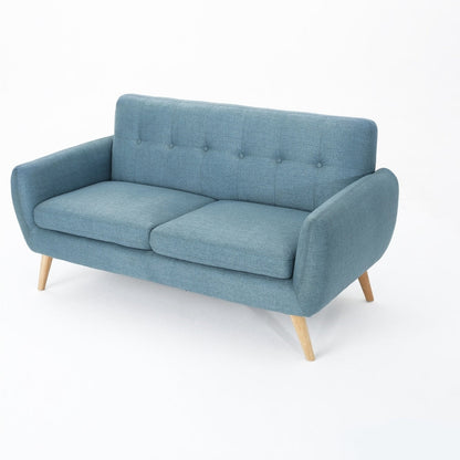 Canapé capitonné Josephine de style milieu du siècle par Christopher Knight Home