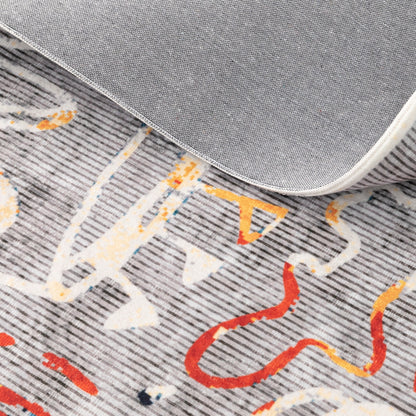 Katie Merz SPORTSGLYPHS Baseball Area Rug