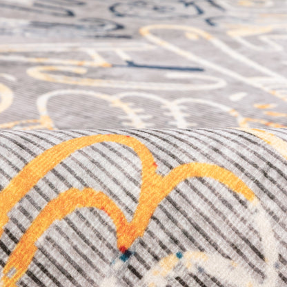 Katie Merz SPORTSGLYPHS Baseball Area Rug