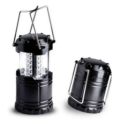 LED Collapsible Portable Military Tac Lantern, Outdoor Battery Ultra Bright Light Collapsible Hand Lamp - Camping Survival Lamp