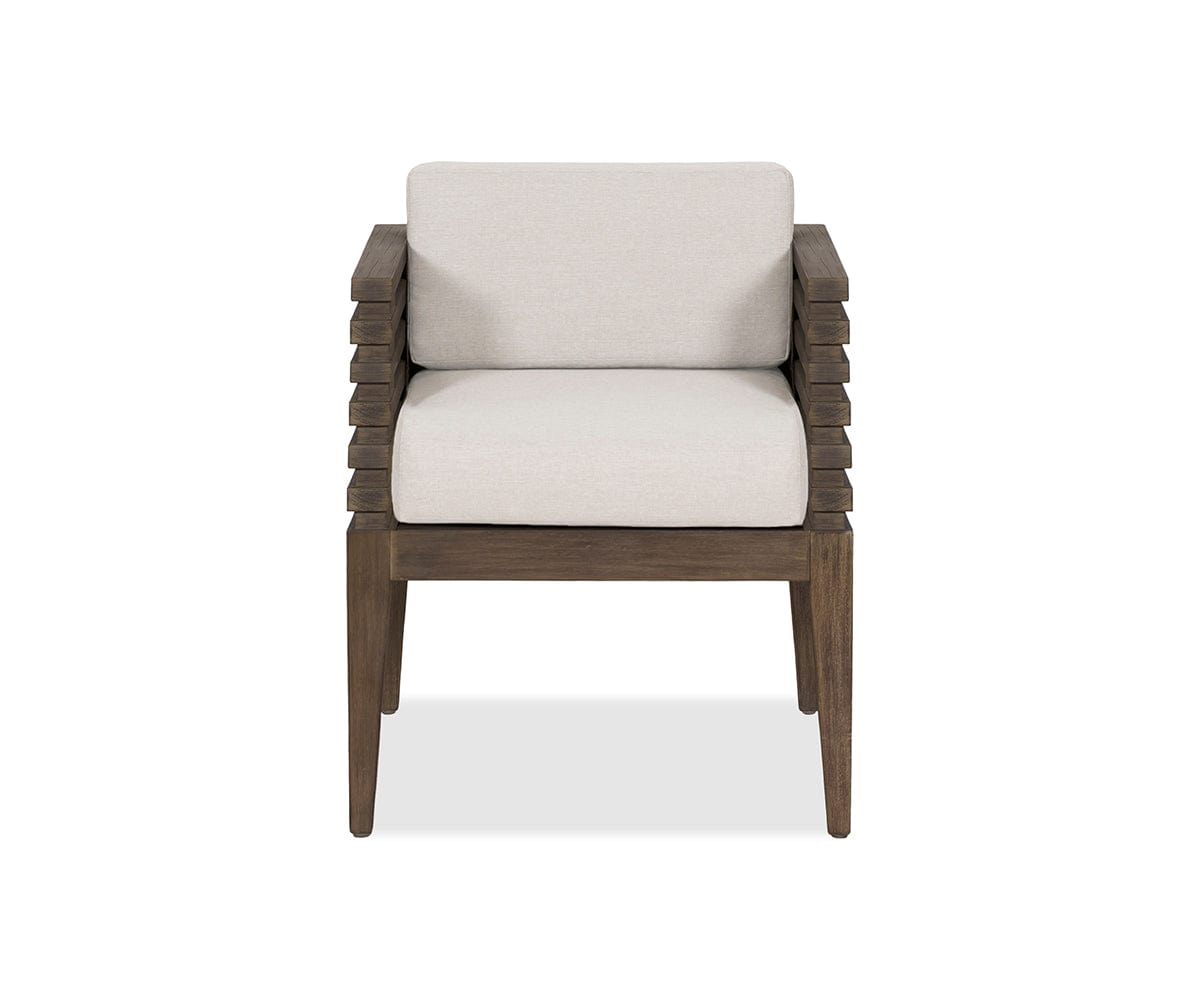 Chaise de salle à manger d'extérieur Farren