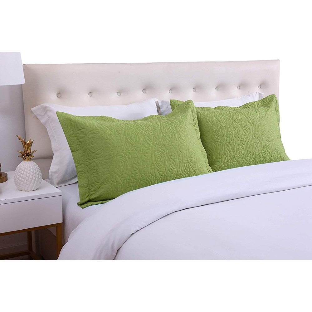 Porch & Den Manor Embroidered Pillow Sham (Set of 2)