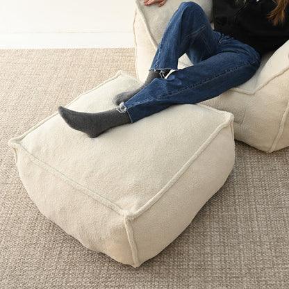 Canapé paresseux en forme de pouf avec mousse à mémoire de forme