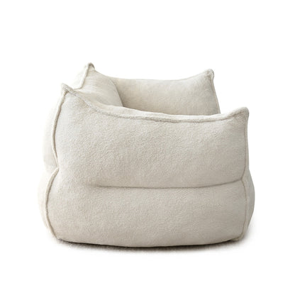Canapé paresseux en forme de pouf avec mousse à mémoire de forme