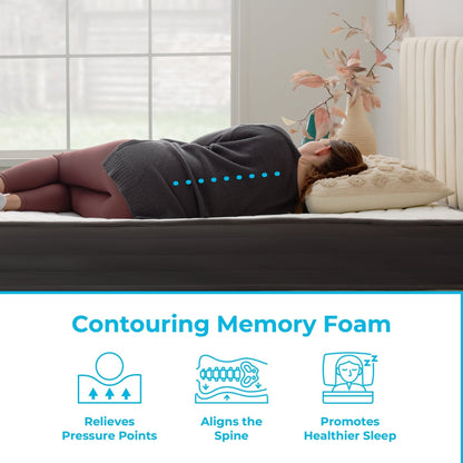 Linenspa 8 In. Firm Gel Memory Foam Hybrid Mattress