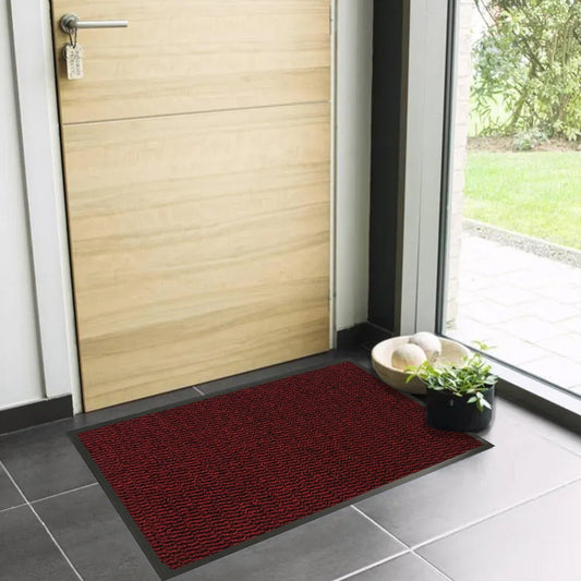 Lisa Heavy-Duty Non-Slip Rubber Door Mat for High Traffic Areas