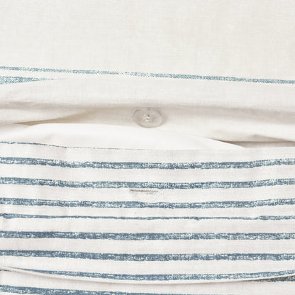 Lush Decor Farmhouse Stripe 3 Piece Duvet Cover Set