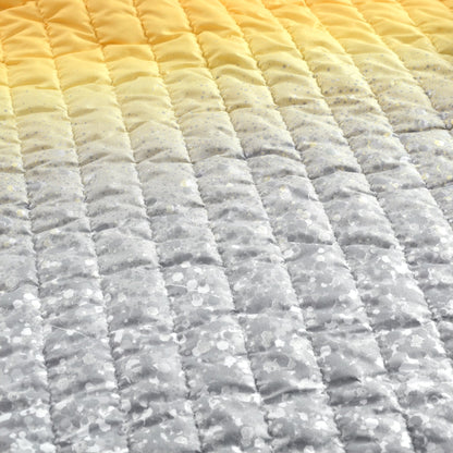 Lush Decor Glitter Ombre Metallic Print Quilt Set
