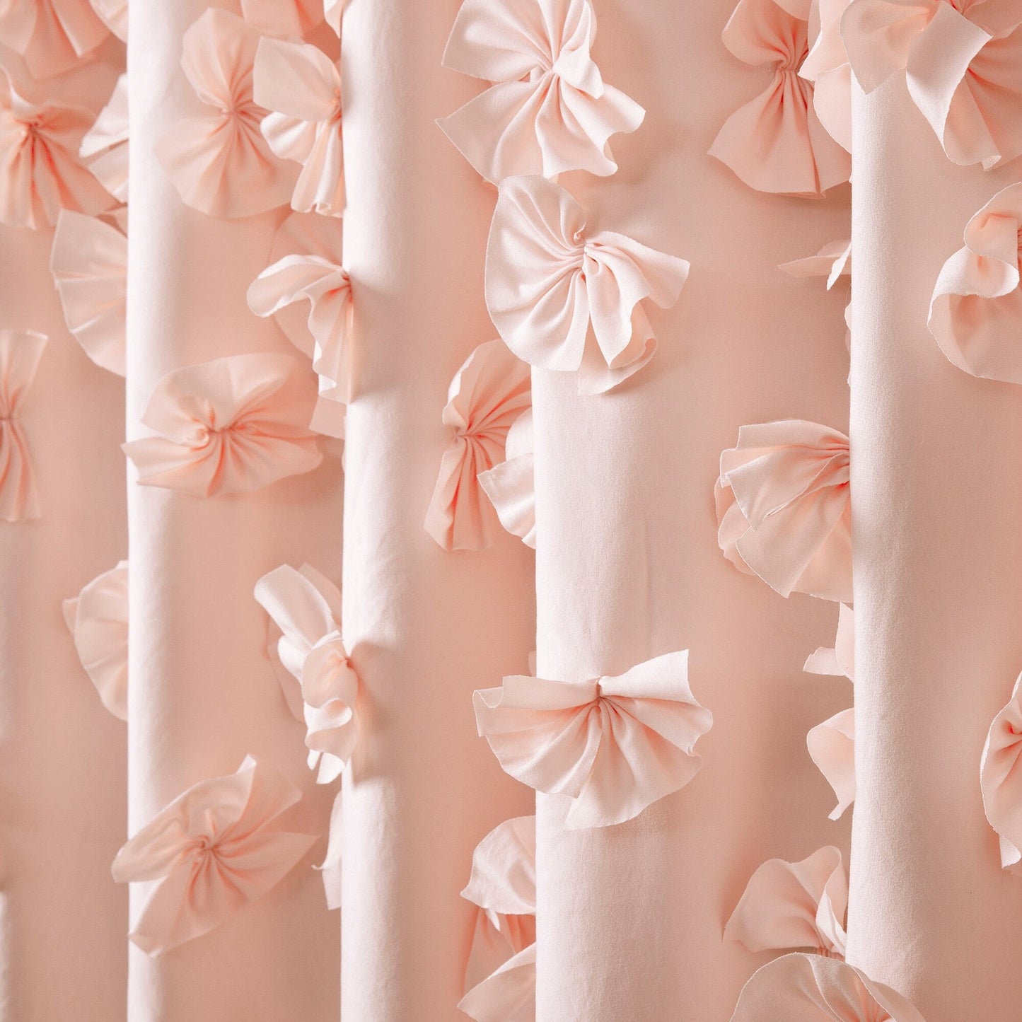 Silver Orchid Sterling Polyester Shower Curtain