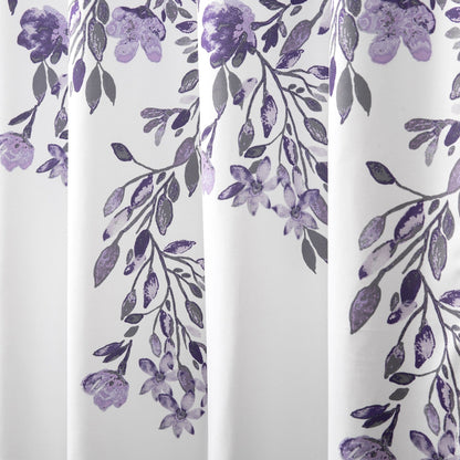 Porch & Den Elcaro Floral Pattern Shower Curtain