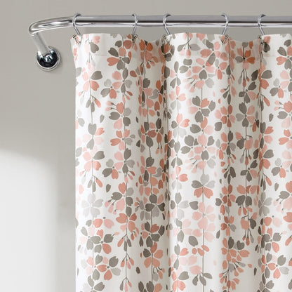 Lush Decor Weeping Flower Shower Curtain