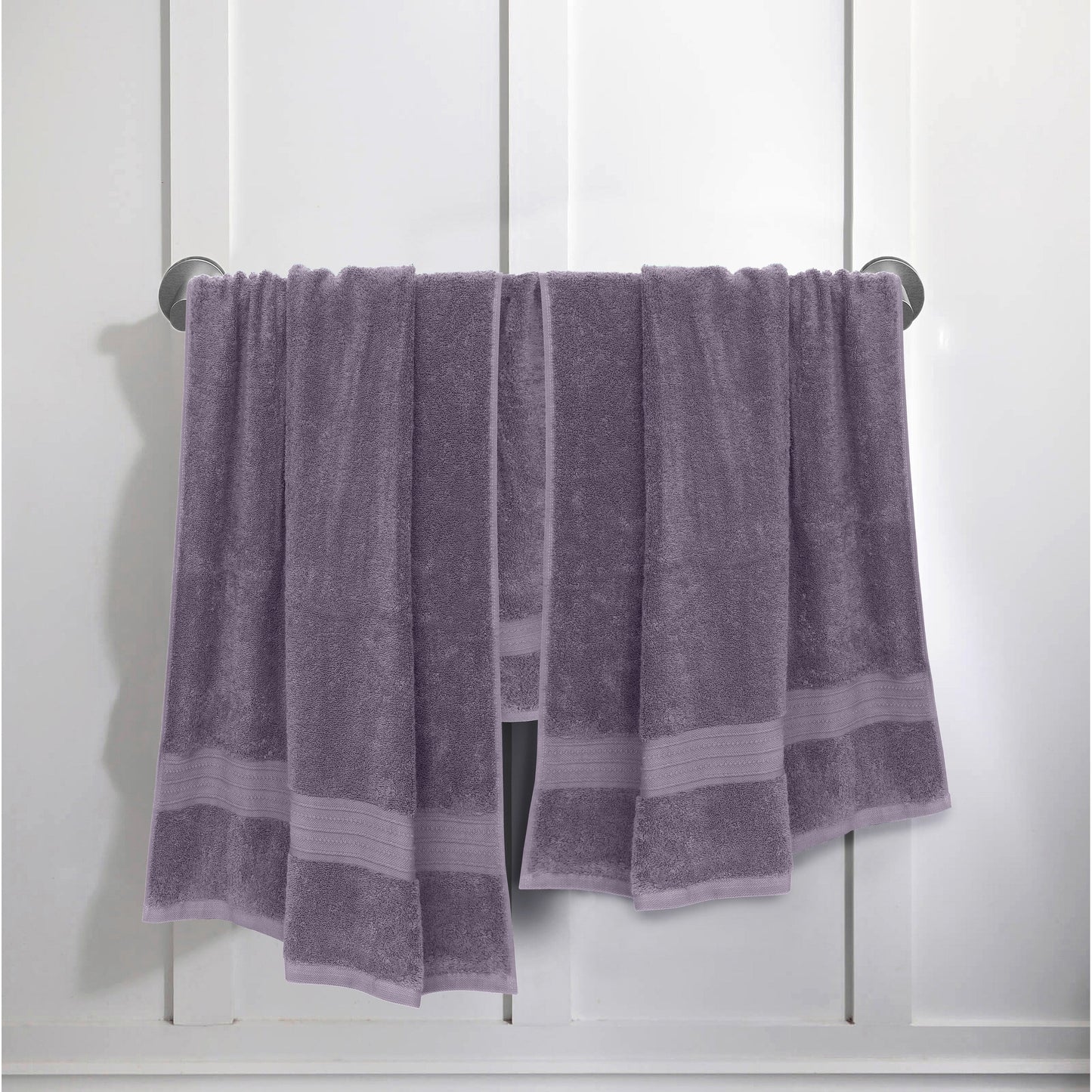 Luxurious Absorbent 650 GSM Combed Cotton 6-piece Towel Set