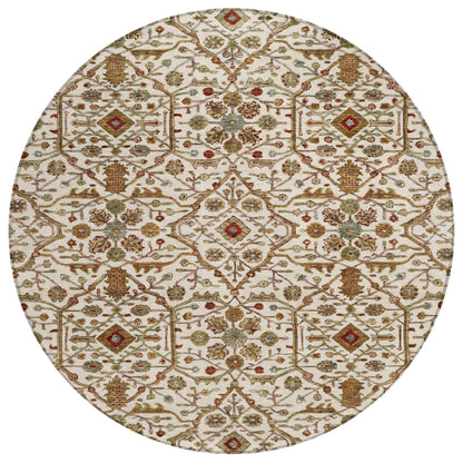 Machine Washable Indoor/ Outdoor Traditional Persian Chantille Rug