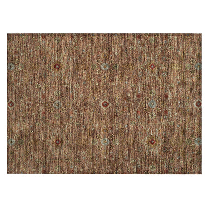 Machine Washable Indoor/ Outdoor Traditional Persian Chantille Rug