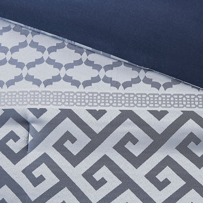 Madison Park Christian 7-piece Geometric Jacquard Comforter Set
