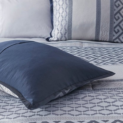 Madison Park Christian 7-piece Geometric Jacquard Comforter Set
