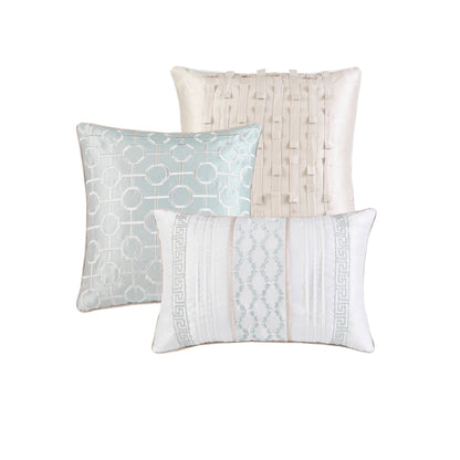 Madison Park Christian 7-piece Geometric Jacquard Comforter Set