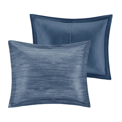 Madison Park Clayton 7 Piece Printed Seersucker Comforter Set