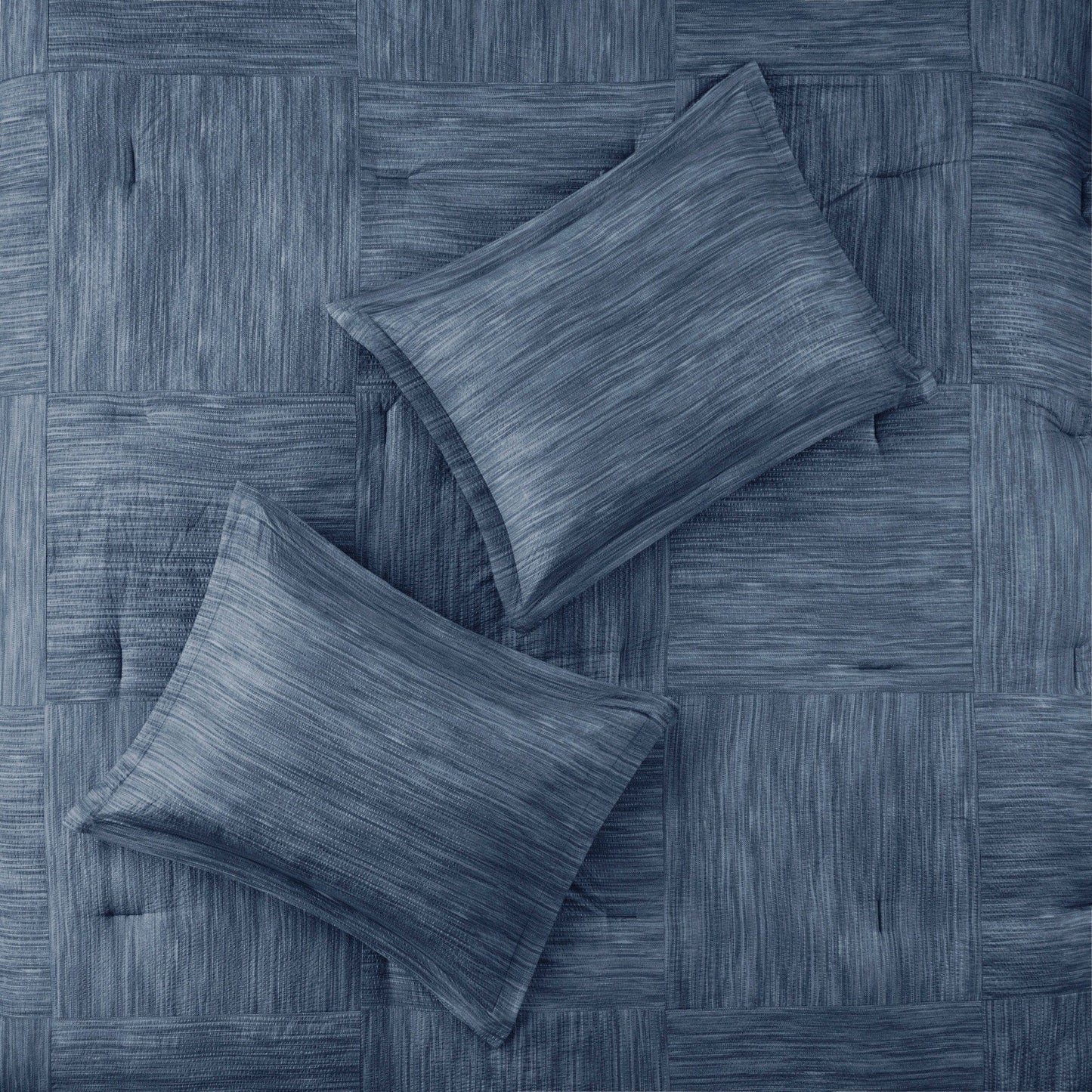 Madison Park Clayton 7 Piece Printed Seersucker Comforter Set