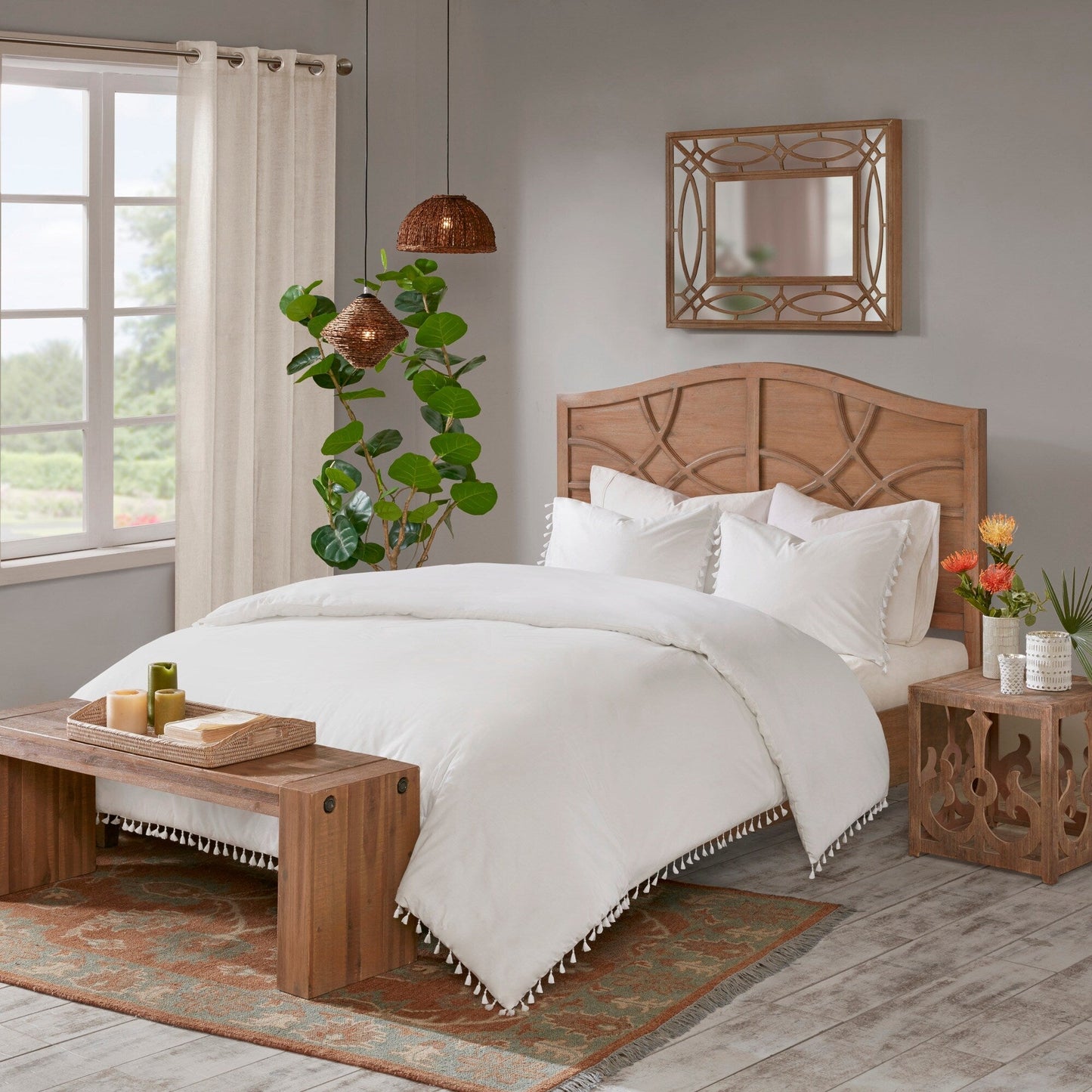 Madison Park Daisi Cotton Duvet Cover Set