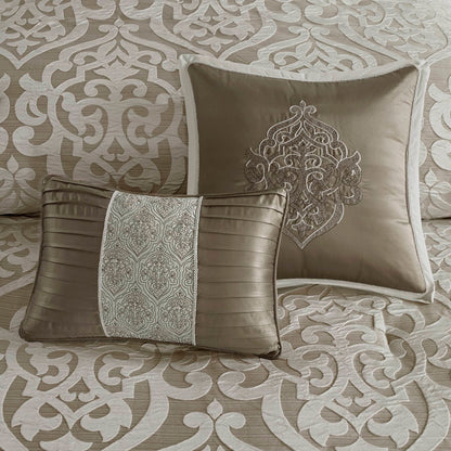 Madison Park Dillon 8 Piece Jacquard Comforter Set