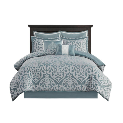 Madison Park Dillon 8 Piece Jacquard Comforter Set