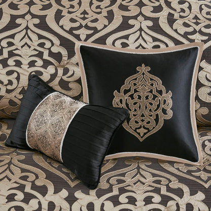 Madison Park Dillon 8 Piece Jacquard Comforter Set