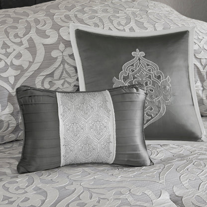 Madison Park Dillon 8 Piece Jacquard Comforter Set