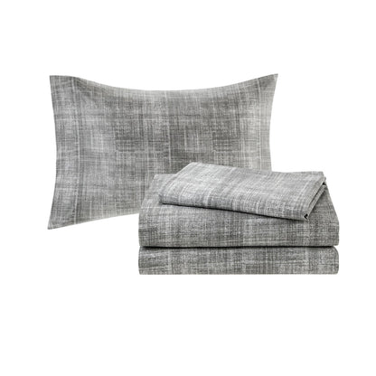 Madison Park Essentials Barret Aqua Comforter Set with Cotton Bed Sheets